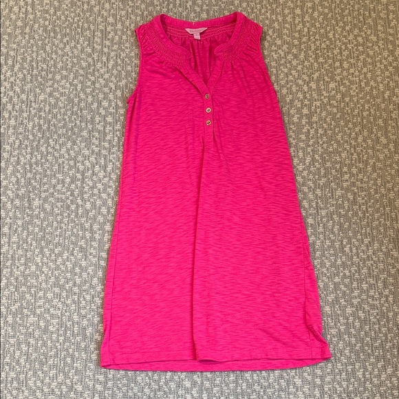 Lilly Pulitzer Dresses & Skirts - Lily Pulitzer Pink Sleeveless Shift Dress, size small
